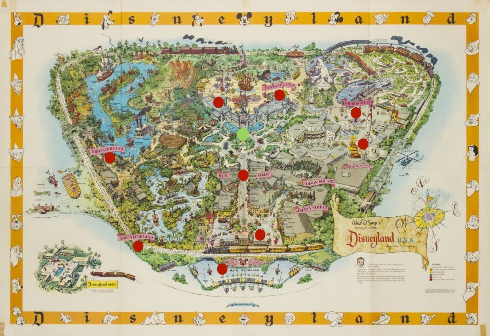 Disneyland Map